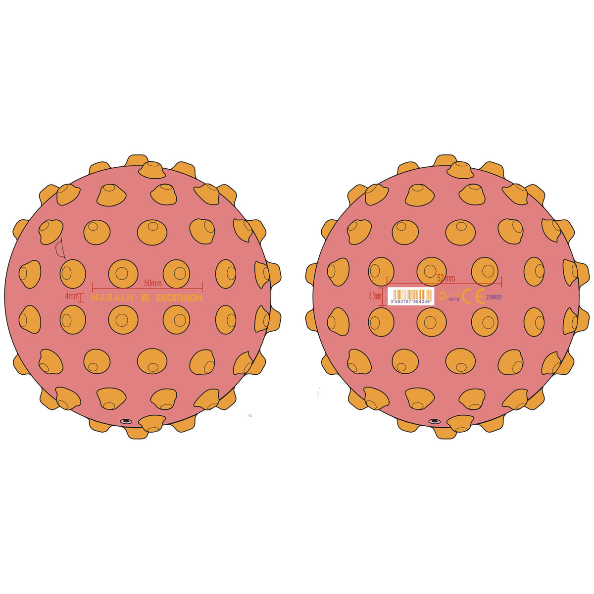 FUNNY BALL PINK YELLOW