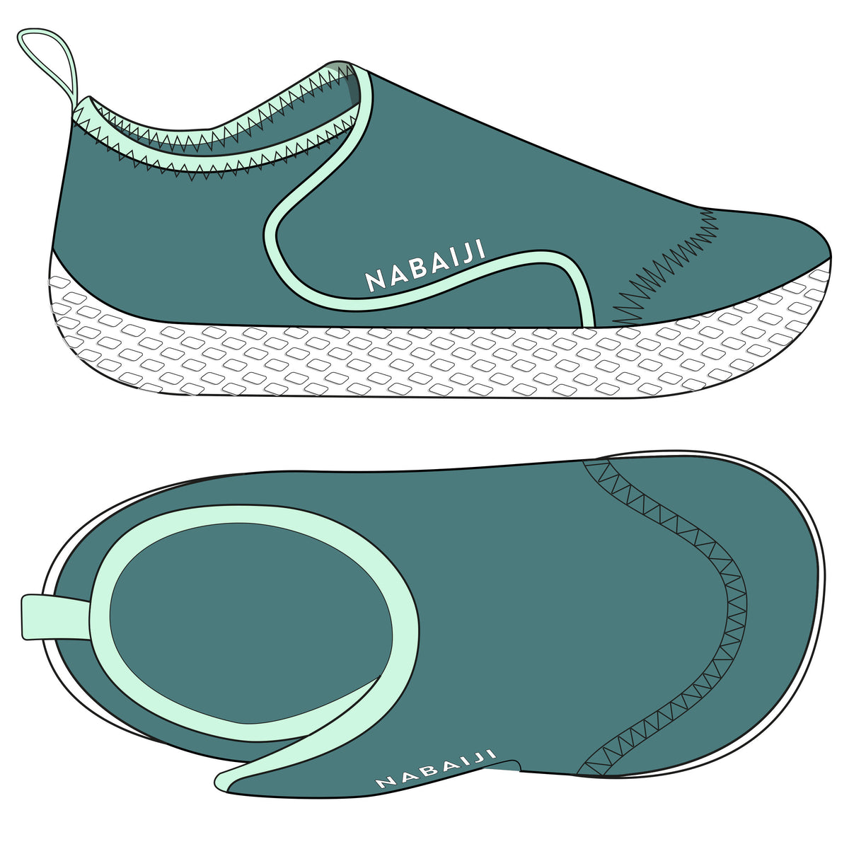 AQUASHOES BABY GREEN