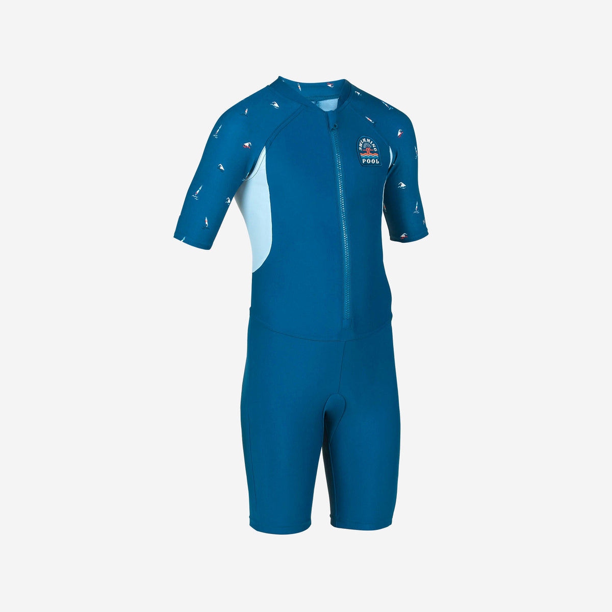 SHORTY SWIM CRAWL BLUE***