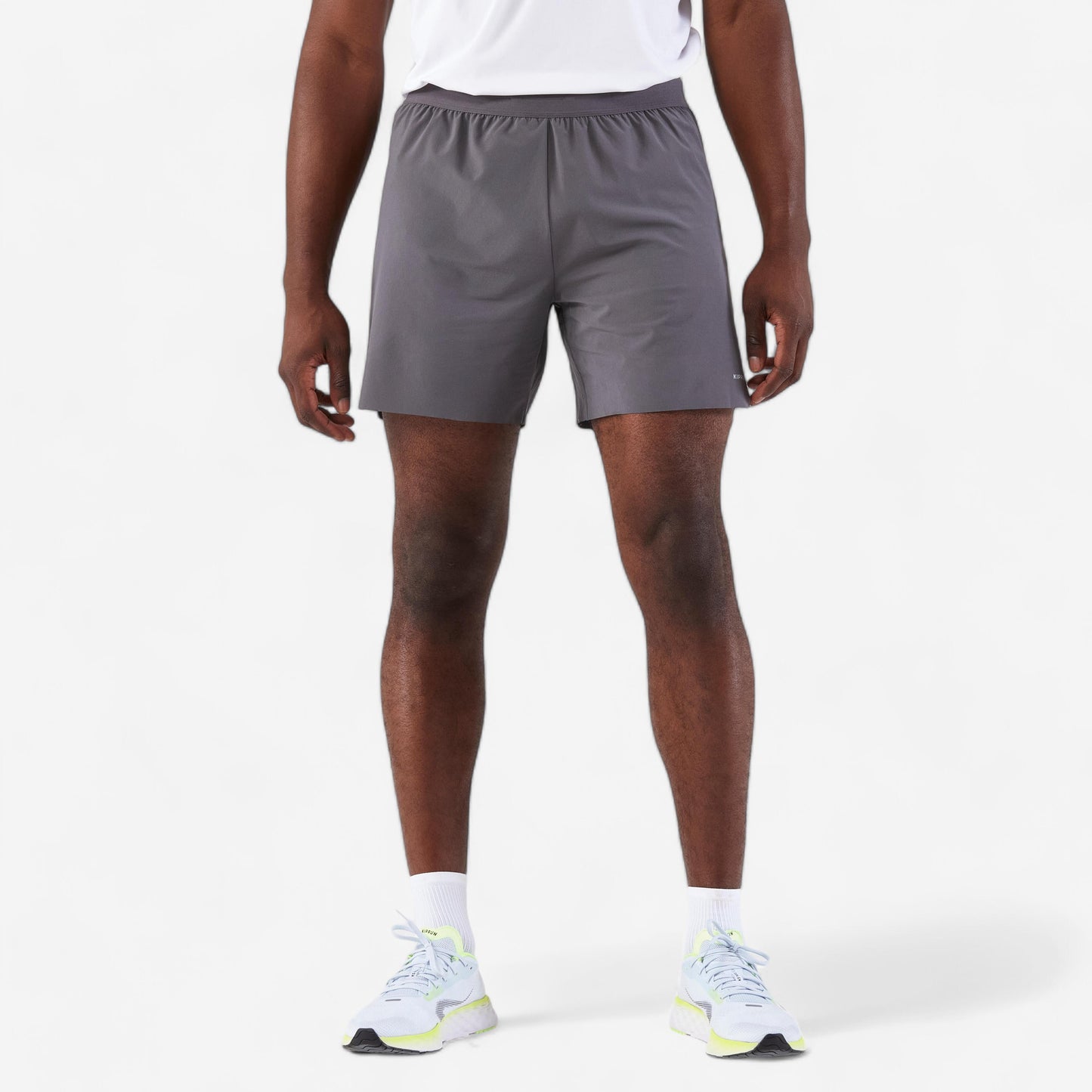 Men's Run 500 Comfort Running Shorts - Anthracite Grey