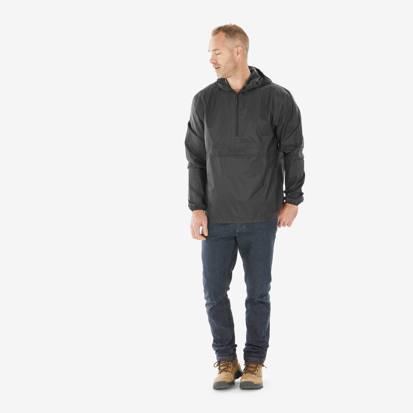 Men's Waterproof Jacket Black - Raincut