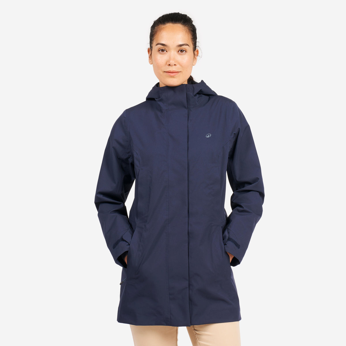 Long jacket Sailing 500 W Navy