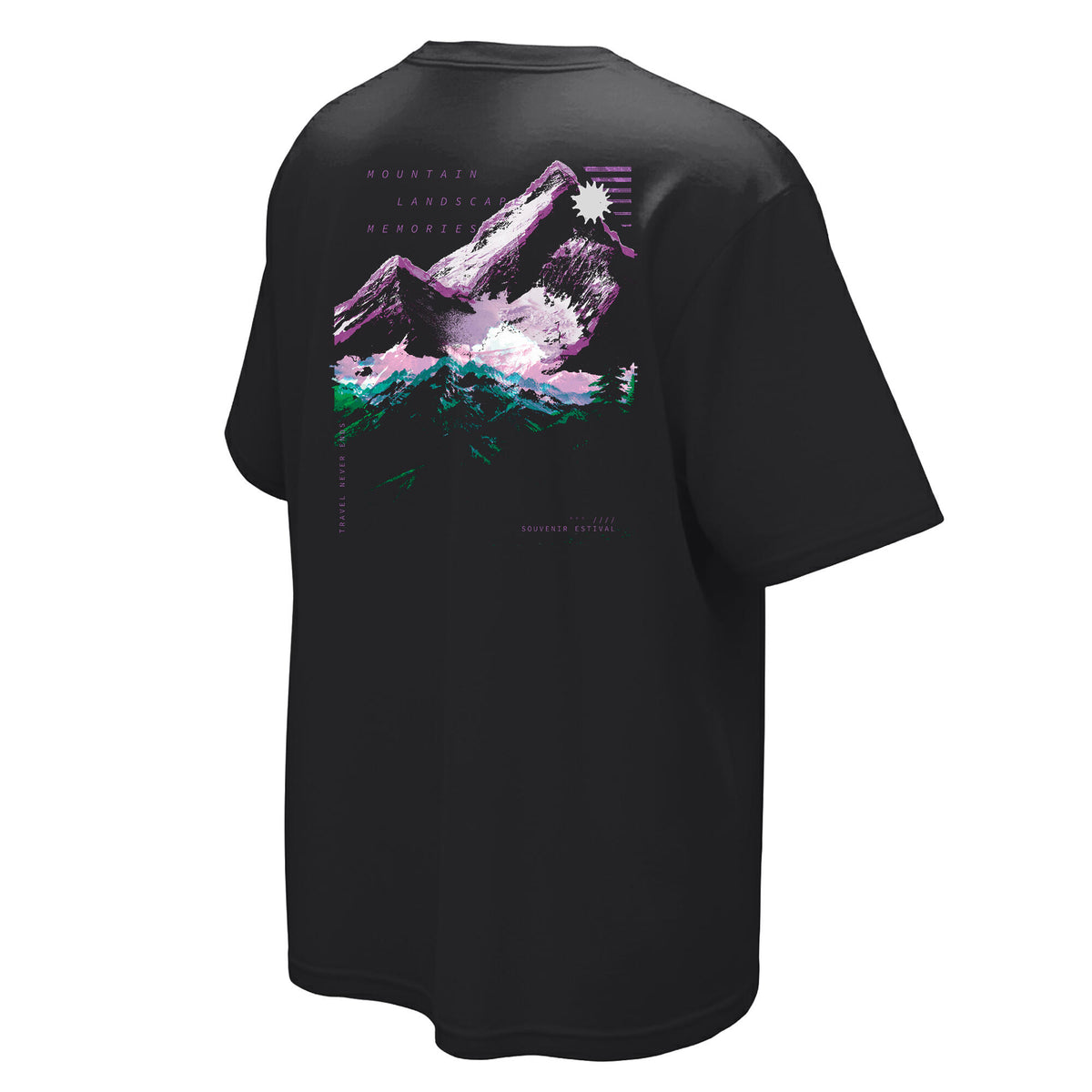 T-SHIRT NH500 LMD UNISEX BLACK