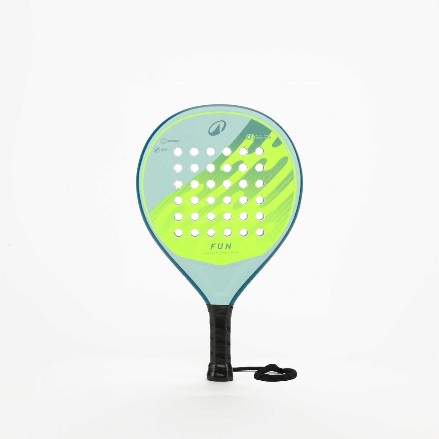 Kids' Padel Racket Ages 5-8 PR Fun - Blue/Yellow