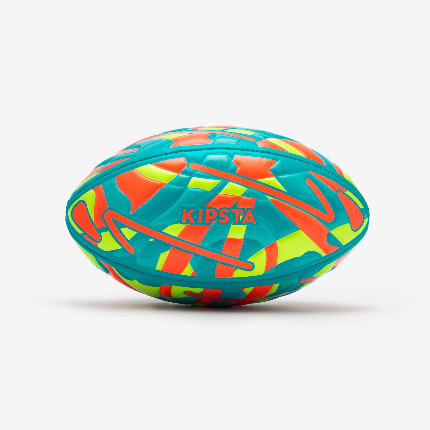 Medium Beach Rugby Ball R100 Beach City - Orange/Green/Yellow