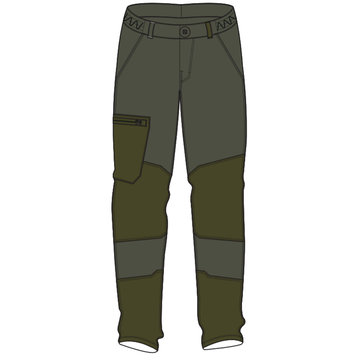 LIGHT TROUSERS SG520 GREEN REC
