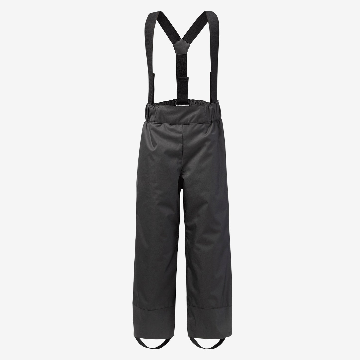 KIDS' WARM AND WATERPROOF SKI TROUSERS - 100 DARK GREY
