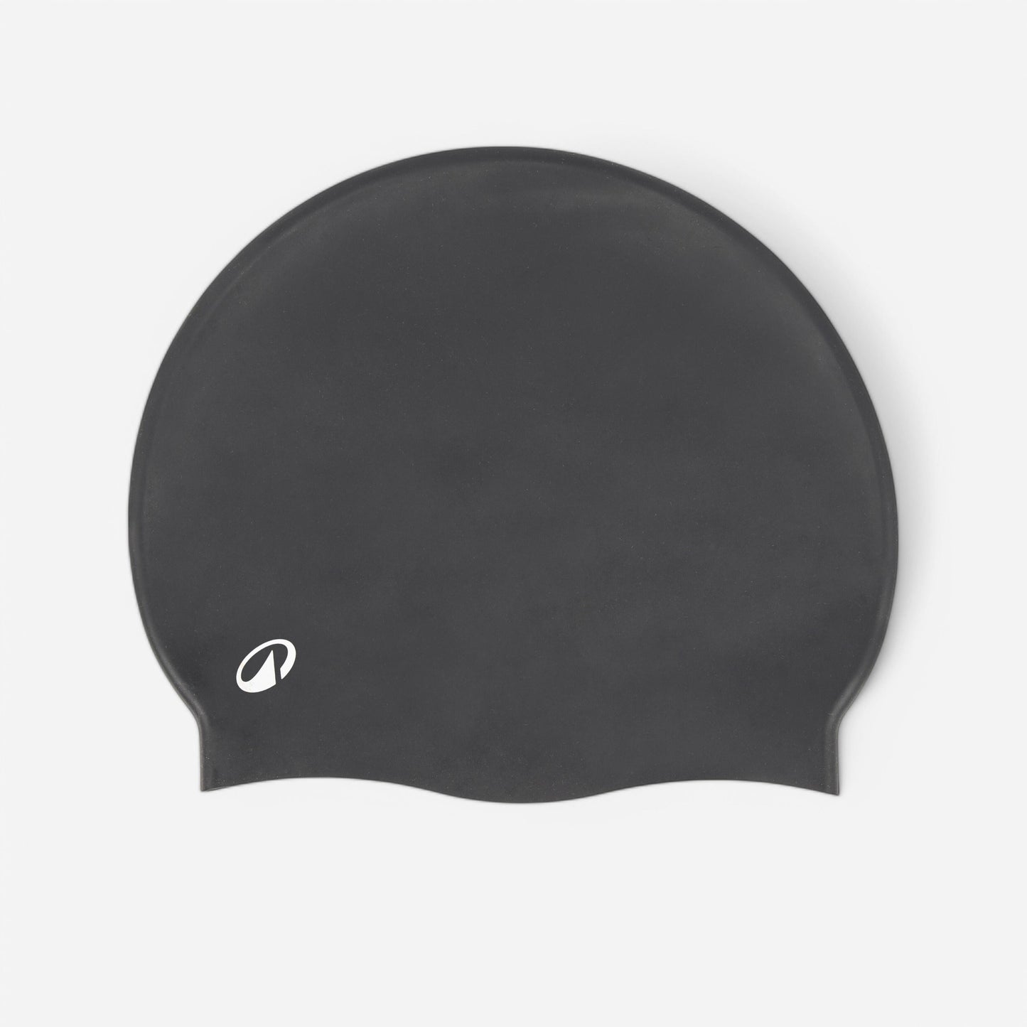Silicone swim cap - black