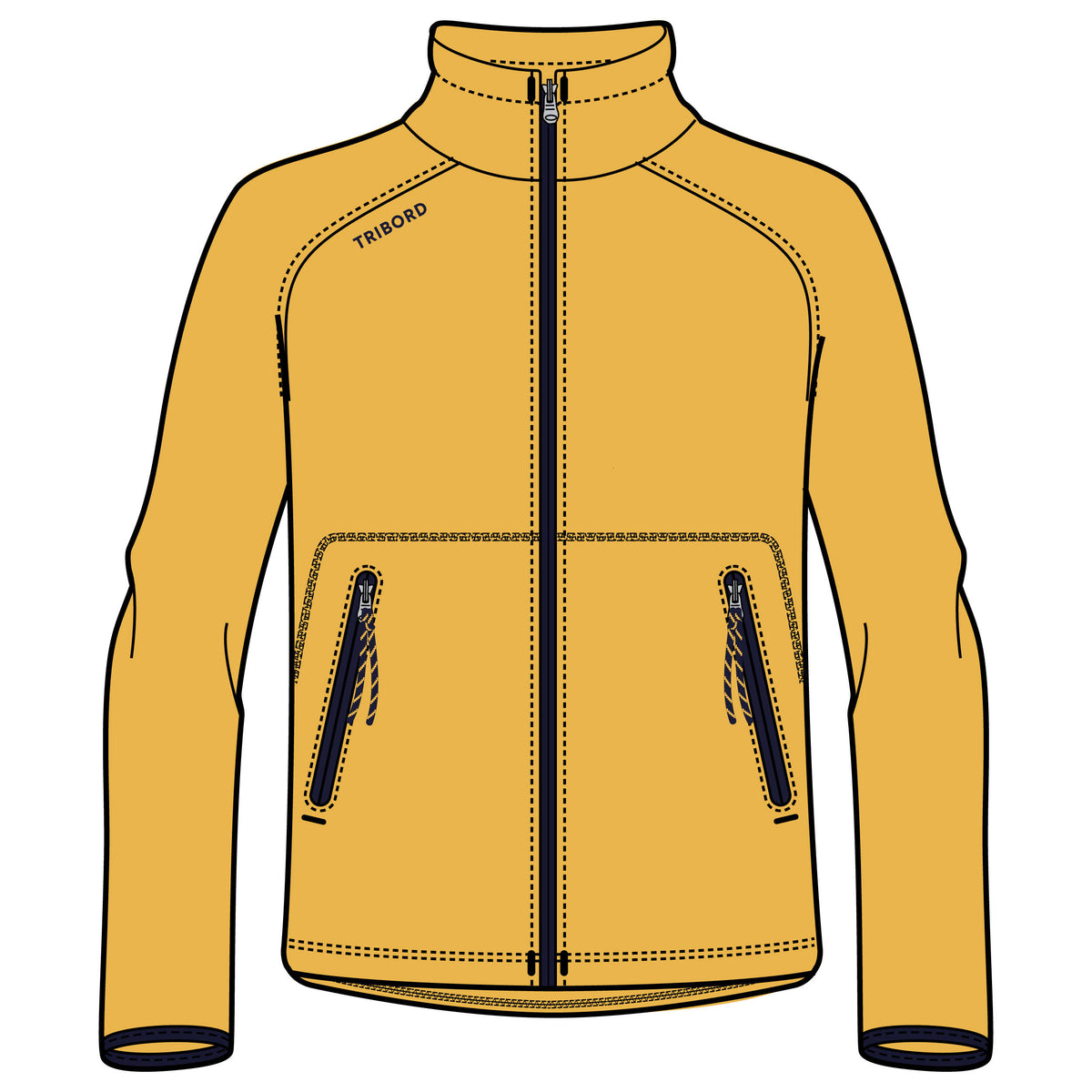 Fleece Sailing 100 JR Yellow