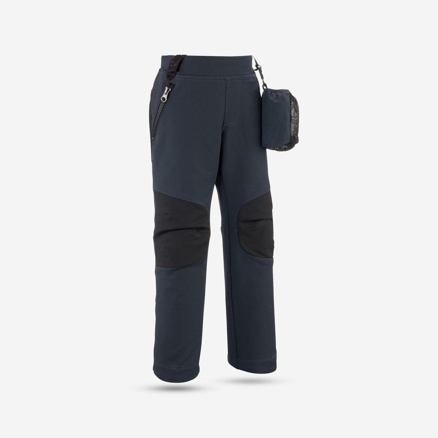 Kids' Softshell Hiking Trousers - MH550 Aged 2-6 - Dark Grey