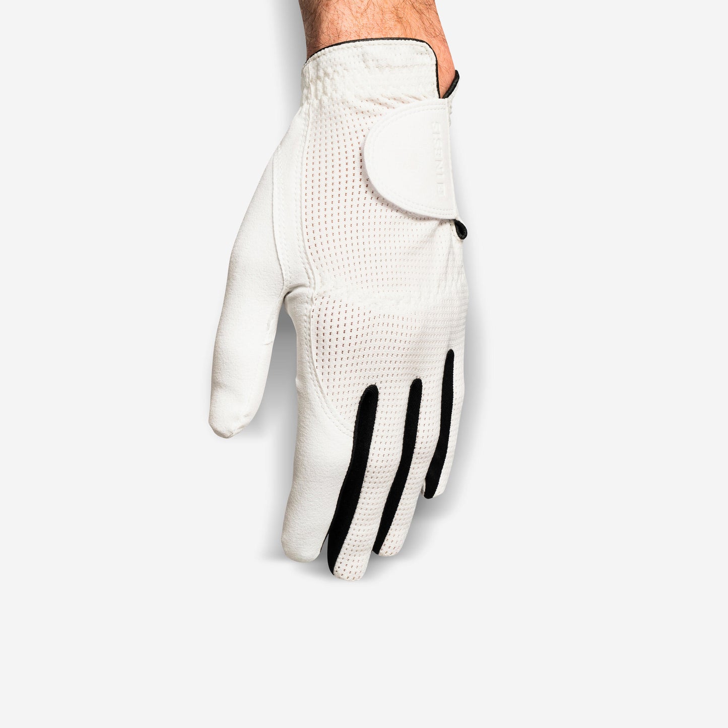 Men's golf right-handed breathing glove, white
