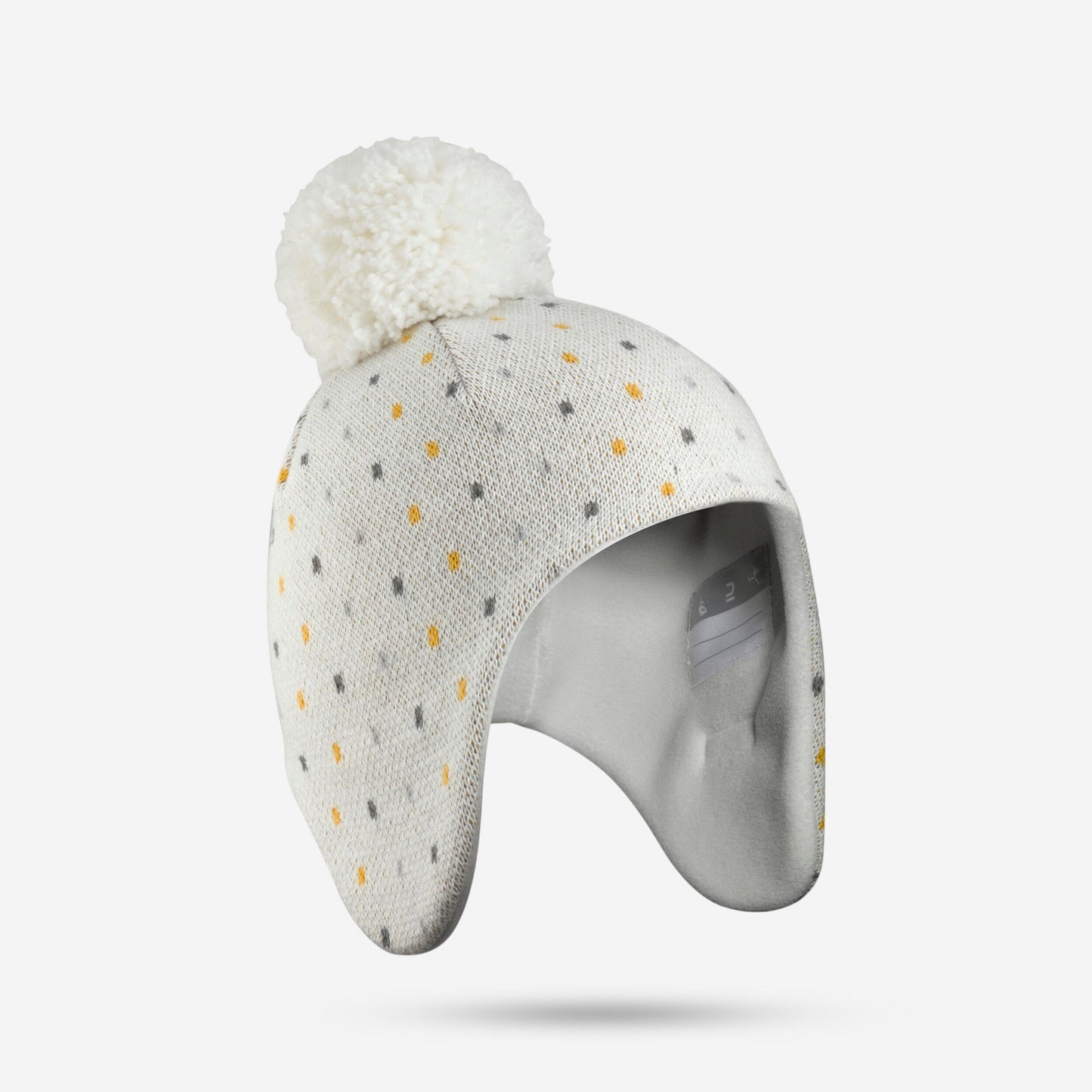 Baby Peruvian Hat - SIMPLE WARM White