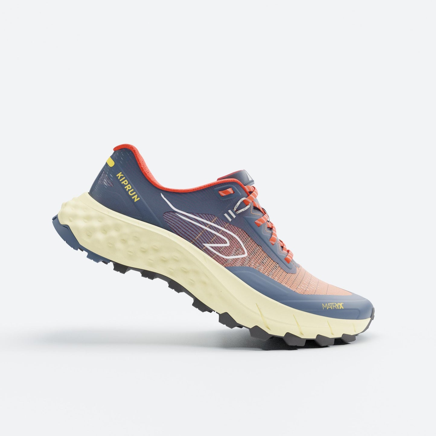 Kiprun MT Cushion 2 Men's Trail Running Shoes - Blue/Orange