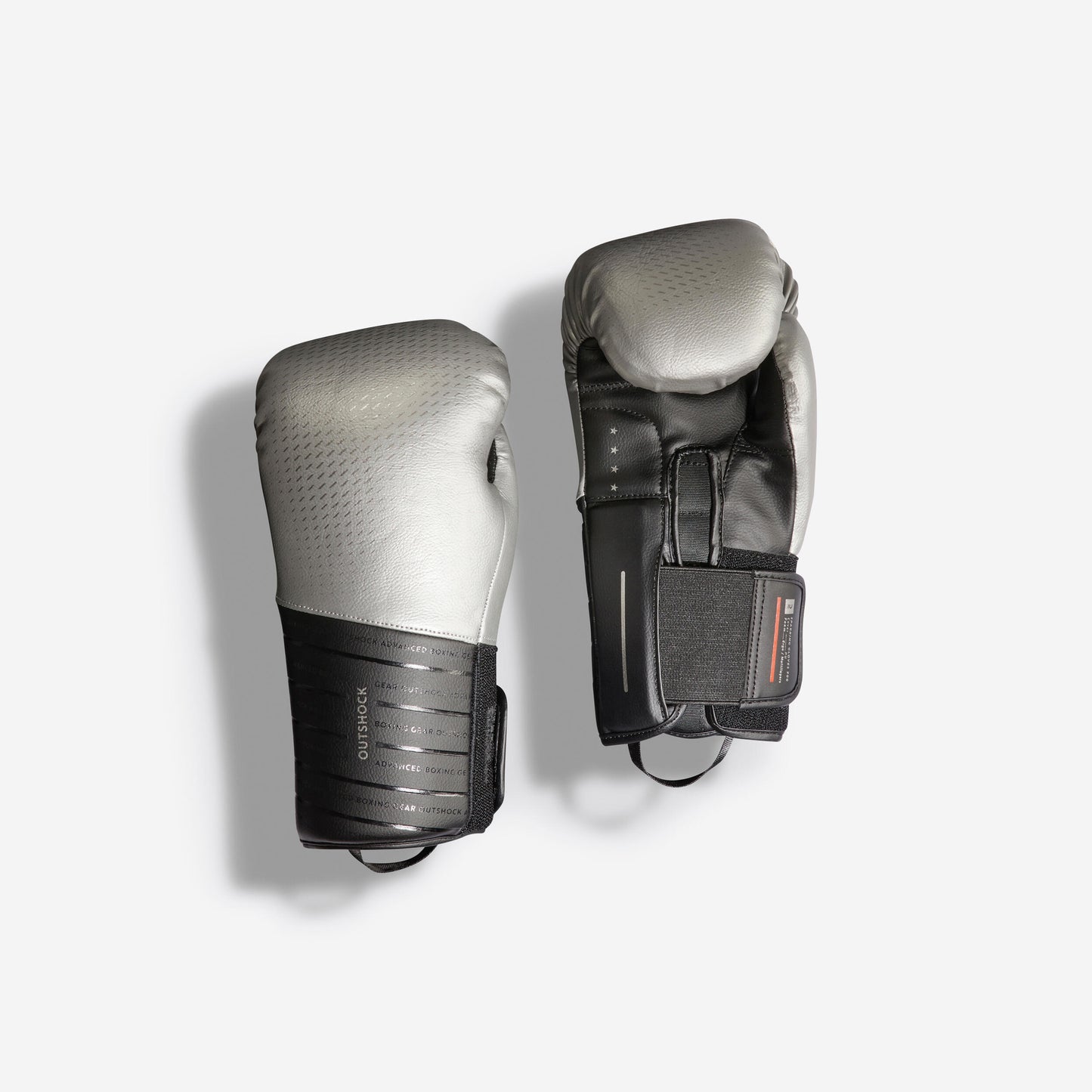 Adult Boxing Sparring Gloves-Grey/Black