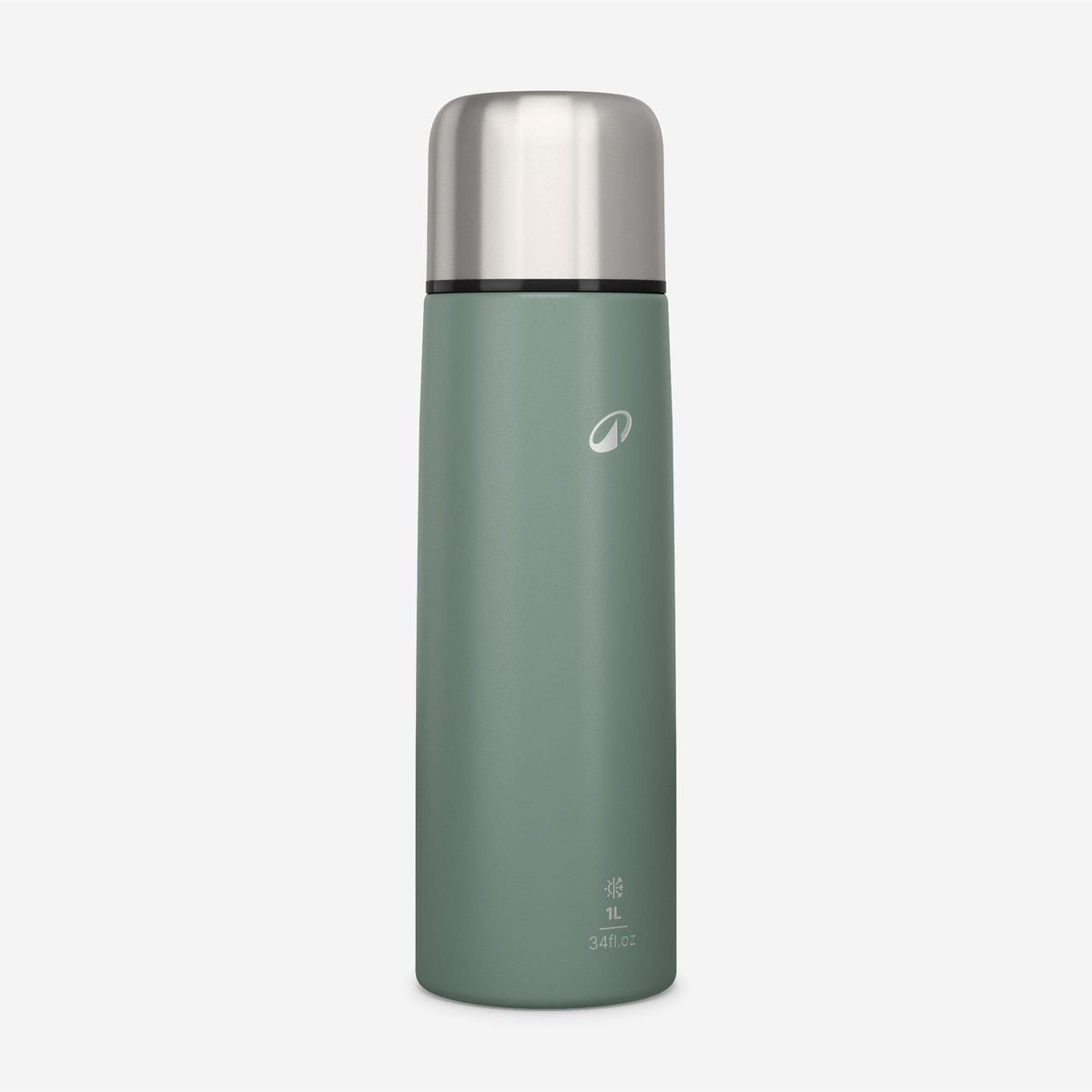 INSULATED BOTTLE 500 1L DARK GREEN