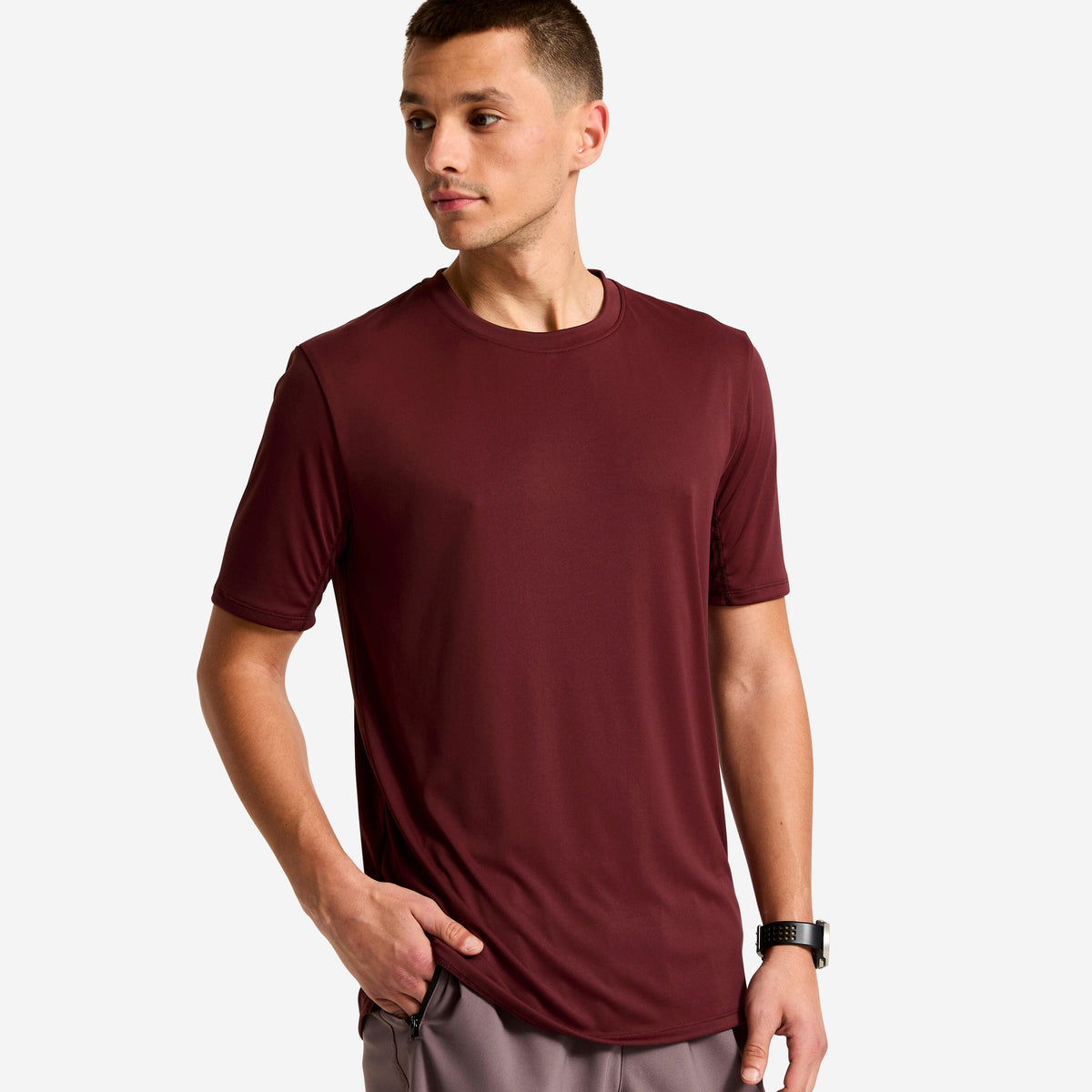 SHIRT CARDIO TRAINING 120 M F10B PURPLE