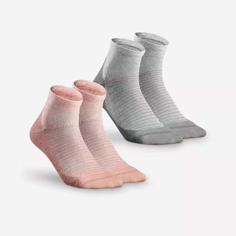 SOCKS HIKE 100 MID PINK X2