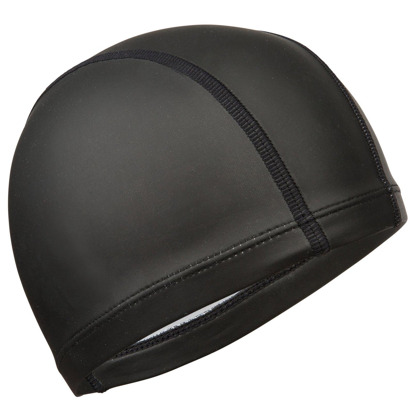 MESH SILICONE CAP SOLID BLACK*
