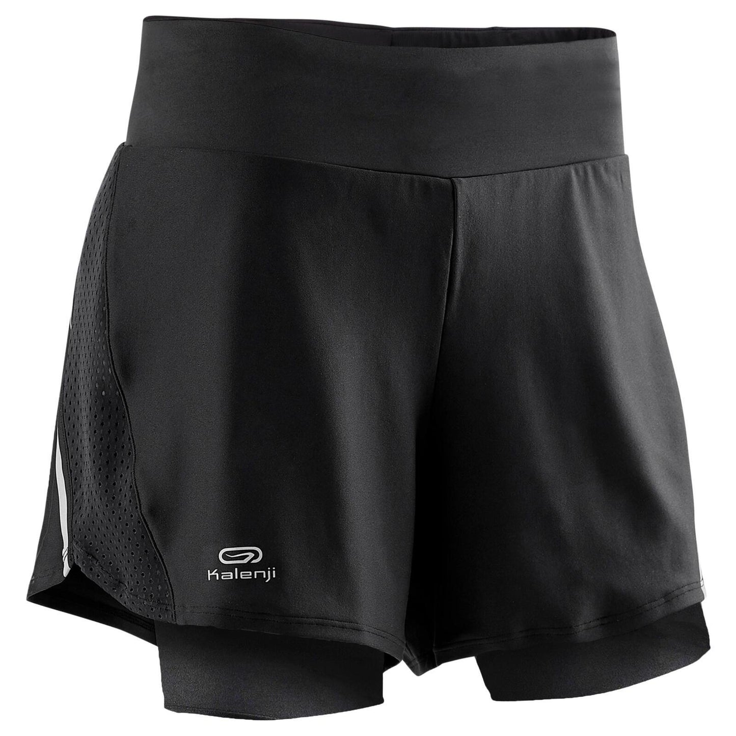 SHORT RUN DRY PLUS 2 IN 1 W BLACK