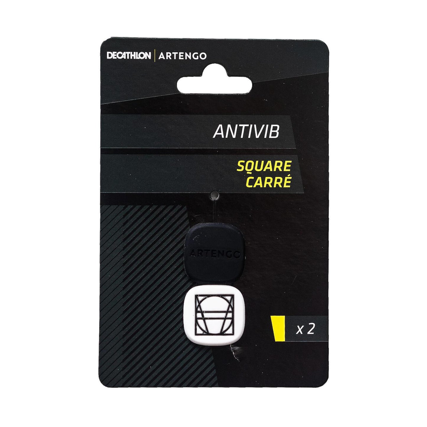 TA ANTIVIB *2* SQUARE WHIT/BLACK