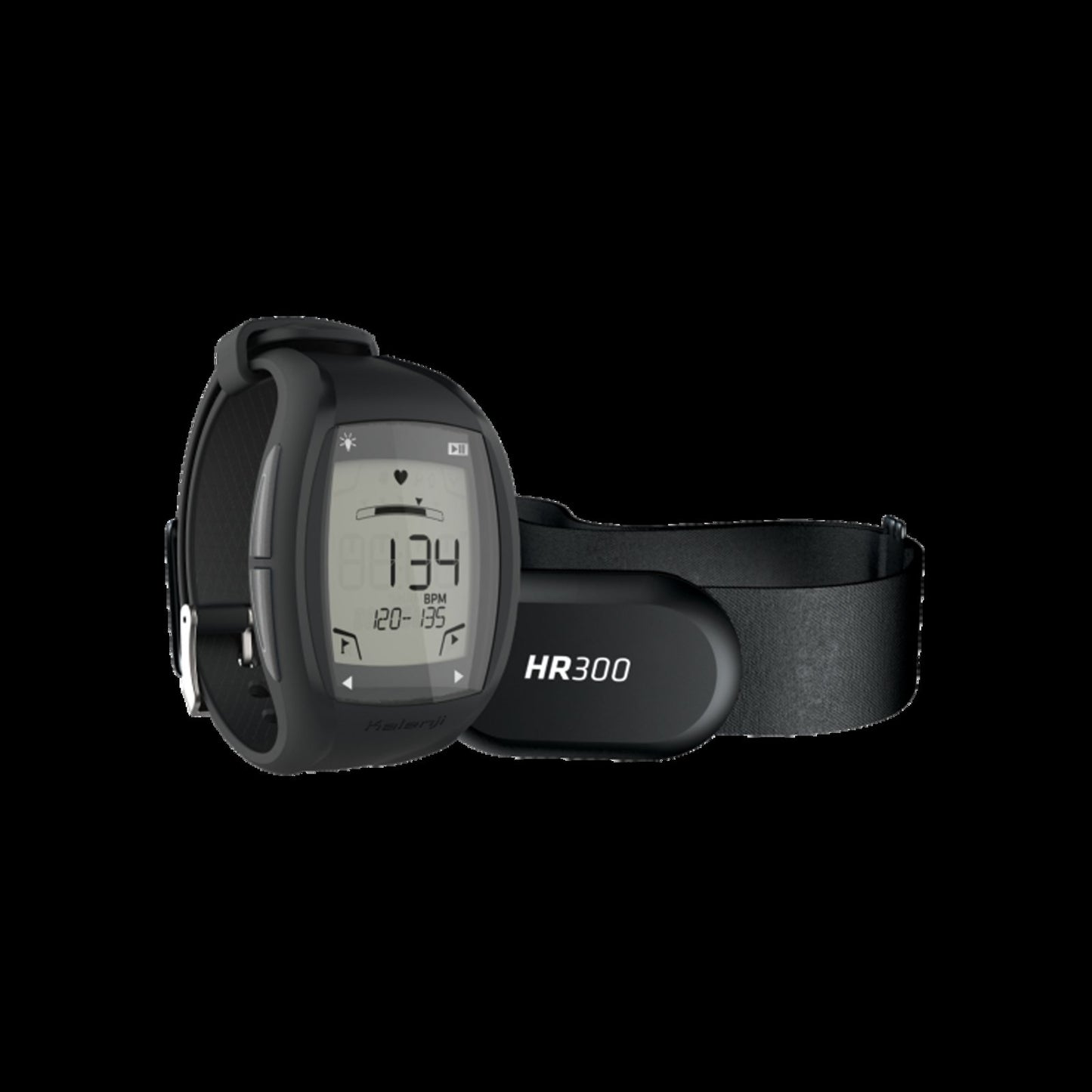 KALENJI HR 300 BLACK/SILVER