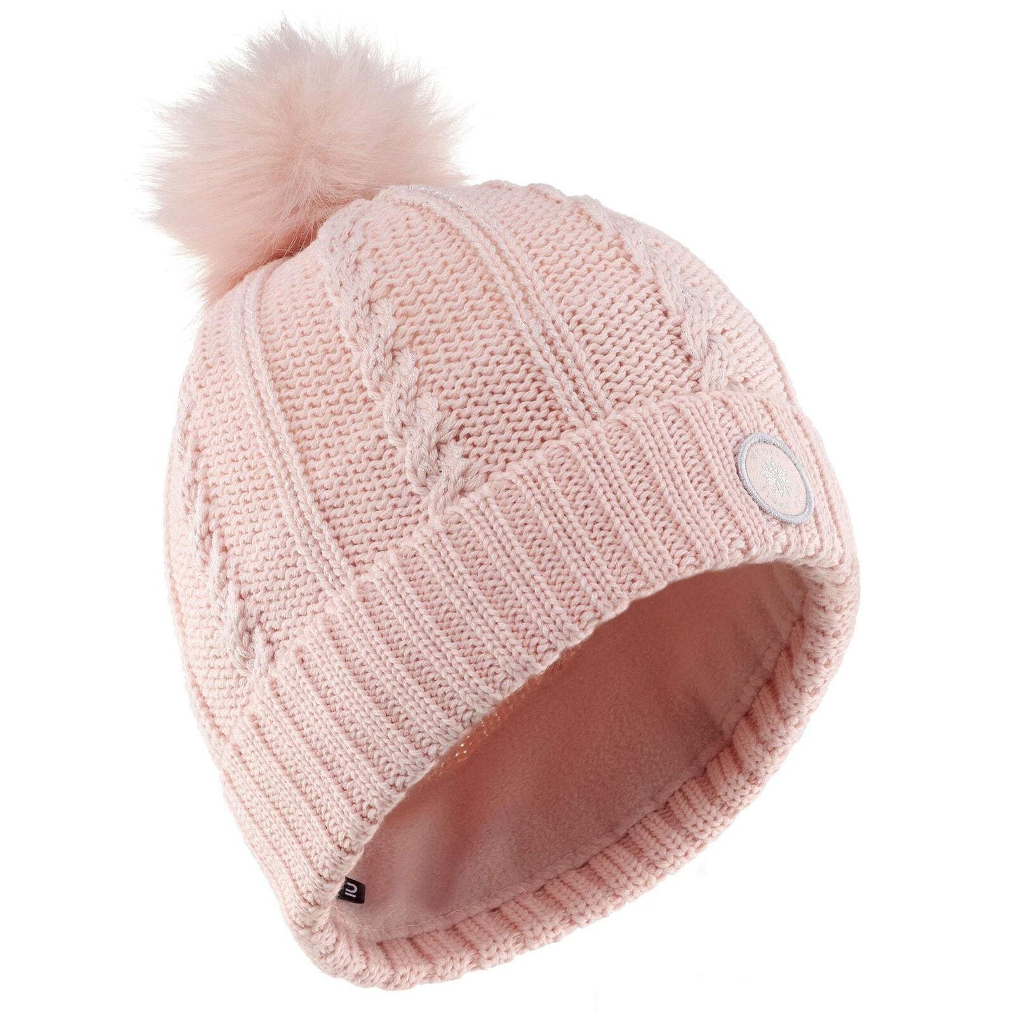 HAT TORSADES FUR WOOL NEW PINK