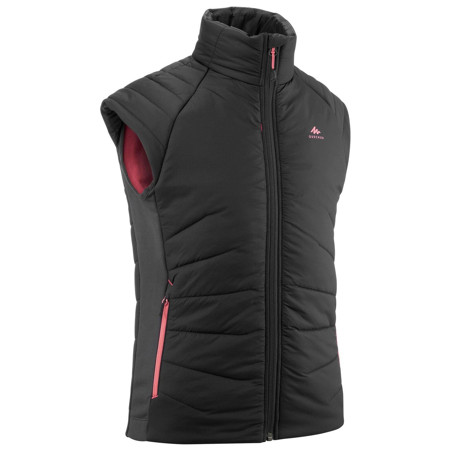 GILET HYBRID MH500 TW GIRL DARK GREY