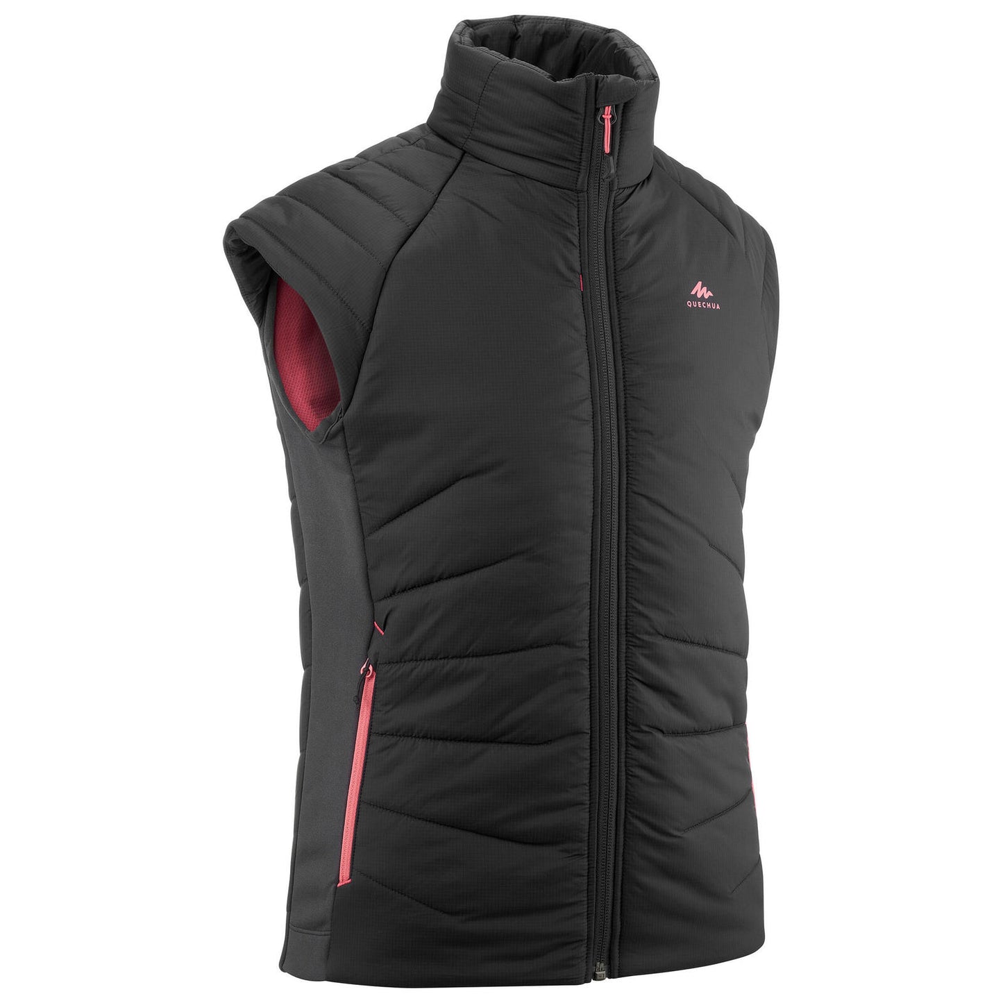 GILET HYBRID MH500 TW GIRL DARK GREY