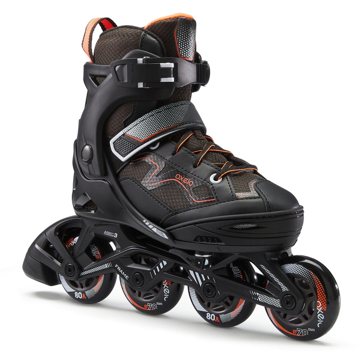 ROLLER FIT 3 JR BLACK ORANGE