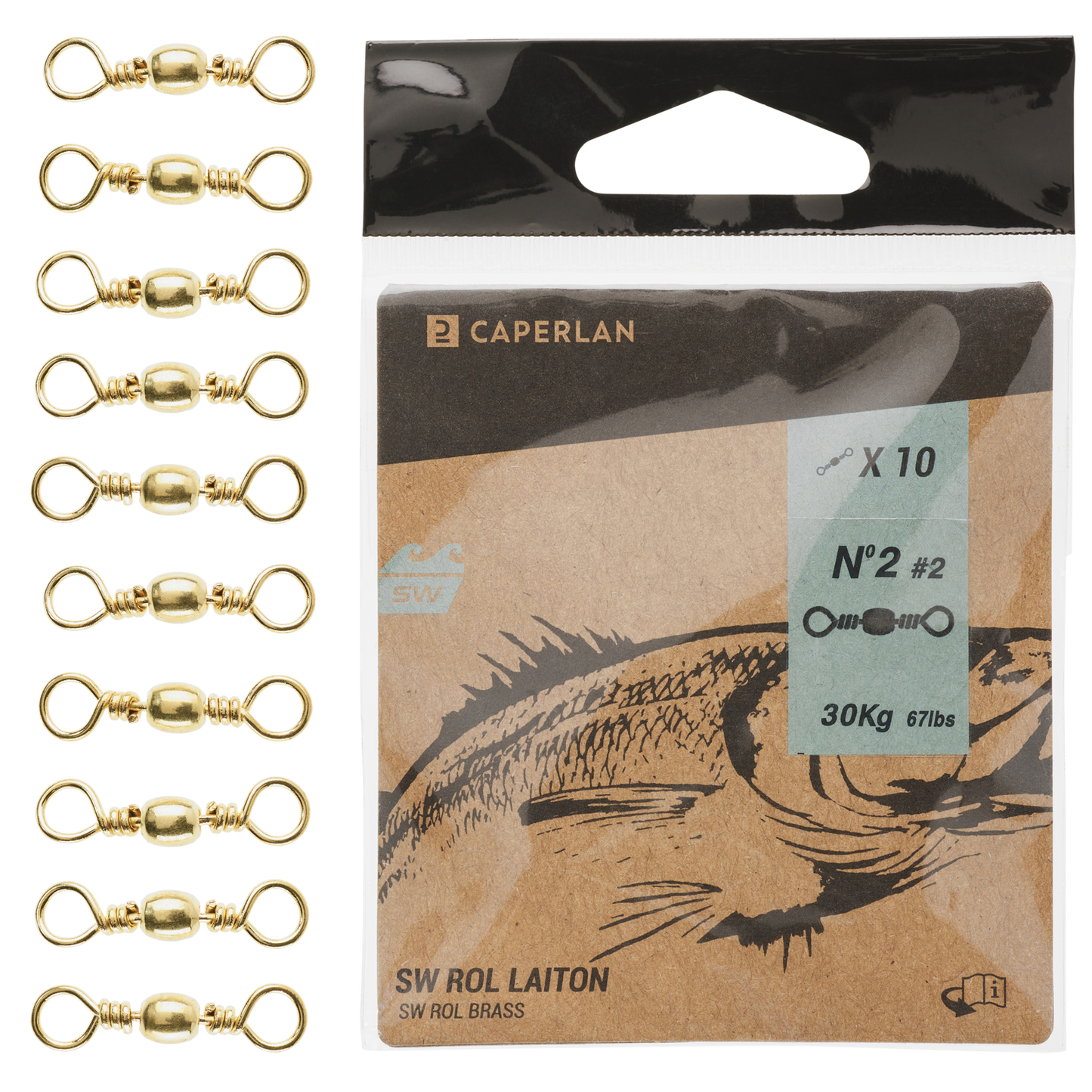 SWIVEL BRASS SW X 10