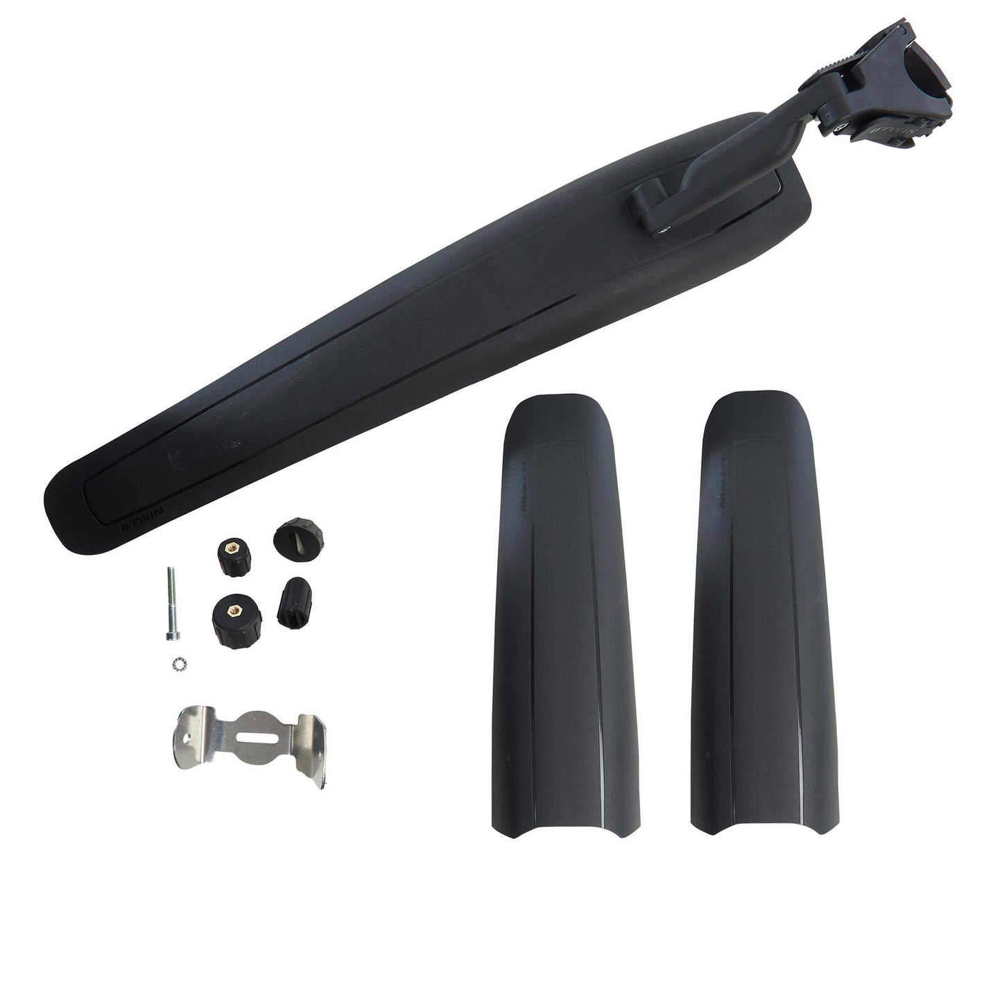 MTB RIGID MUDGUARD SET BLACK