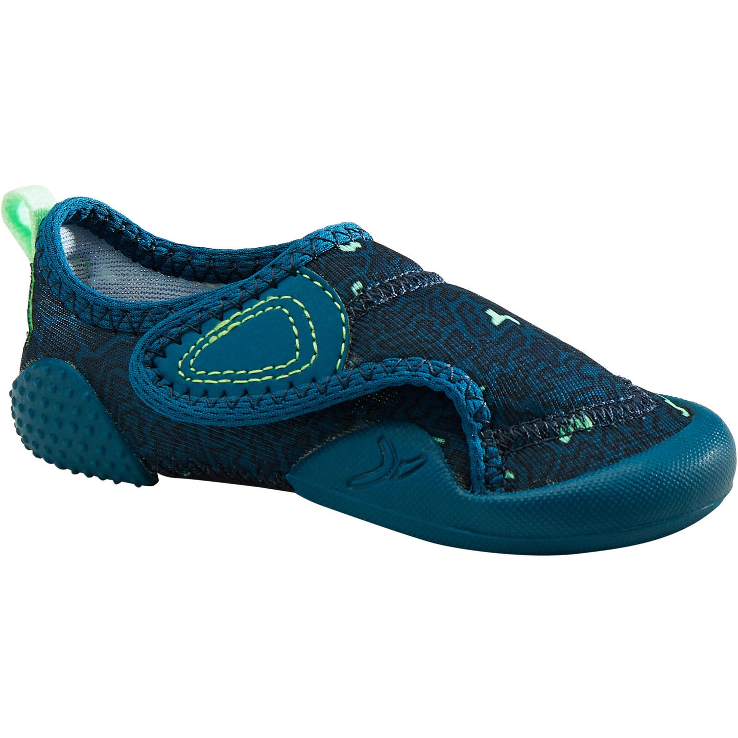 SLIPPER 580 PRINT BLUE GREEN