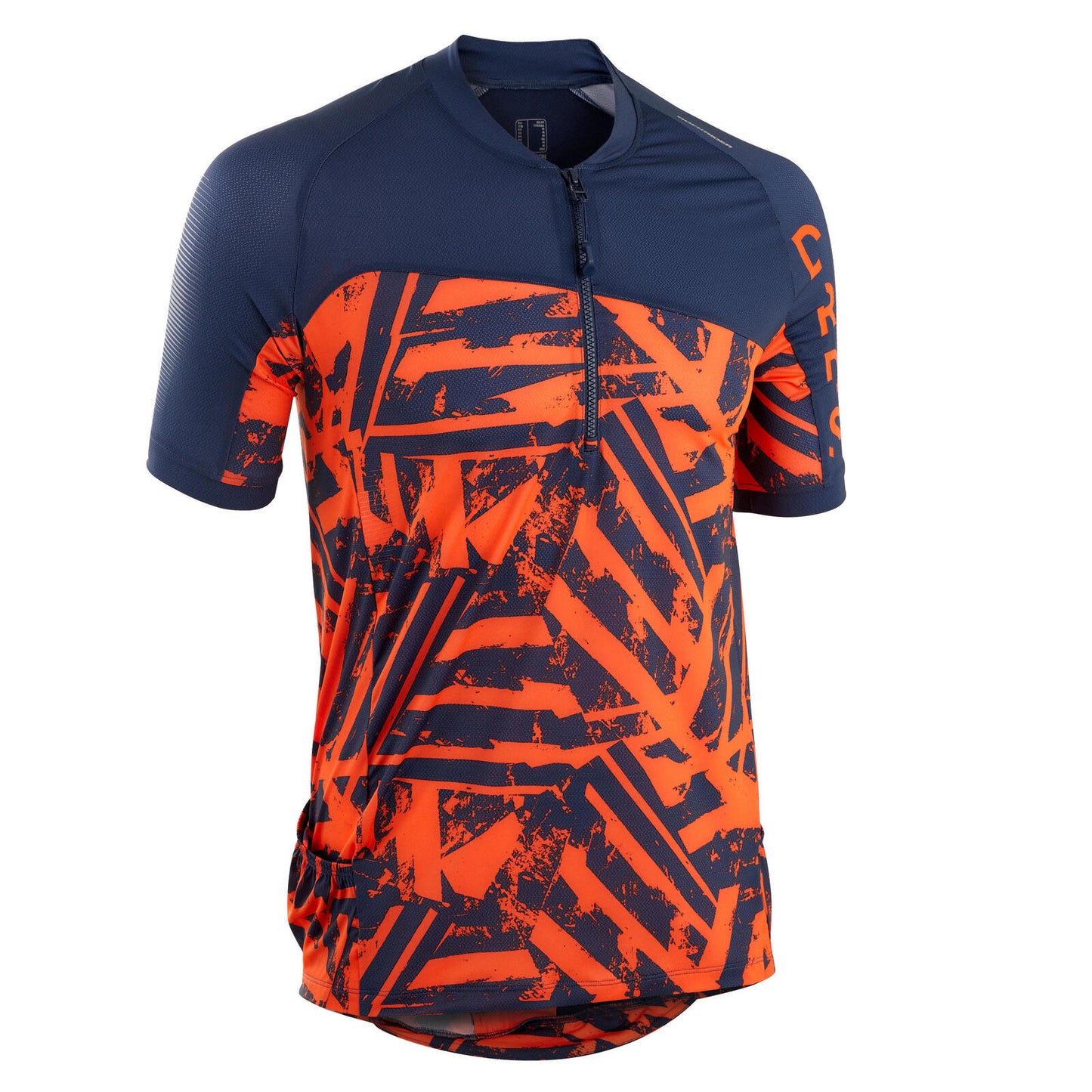 MTB JERSEY ST 500 M GREY-ORANGE