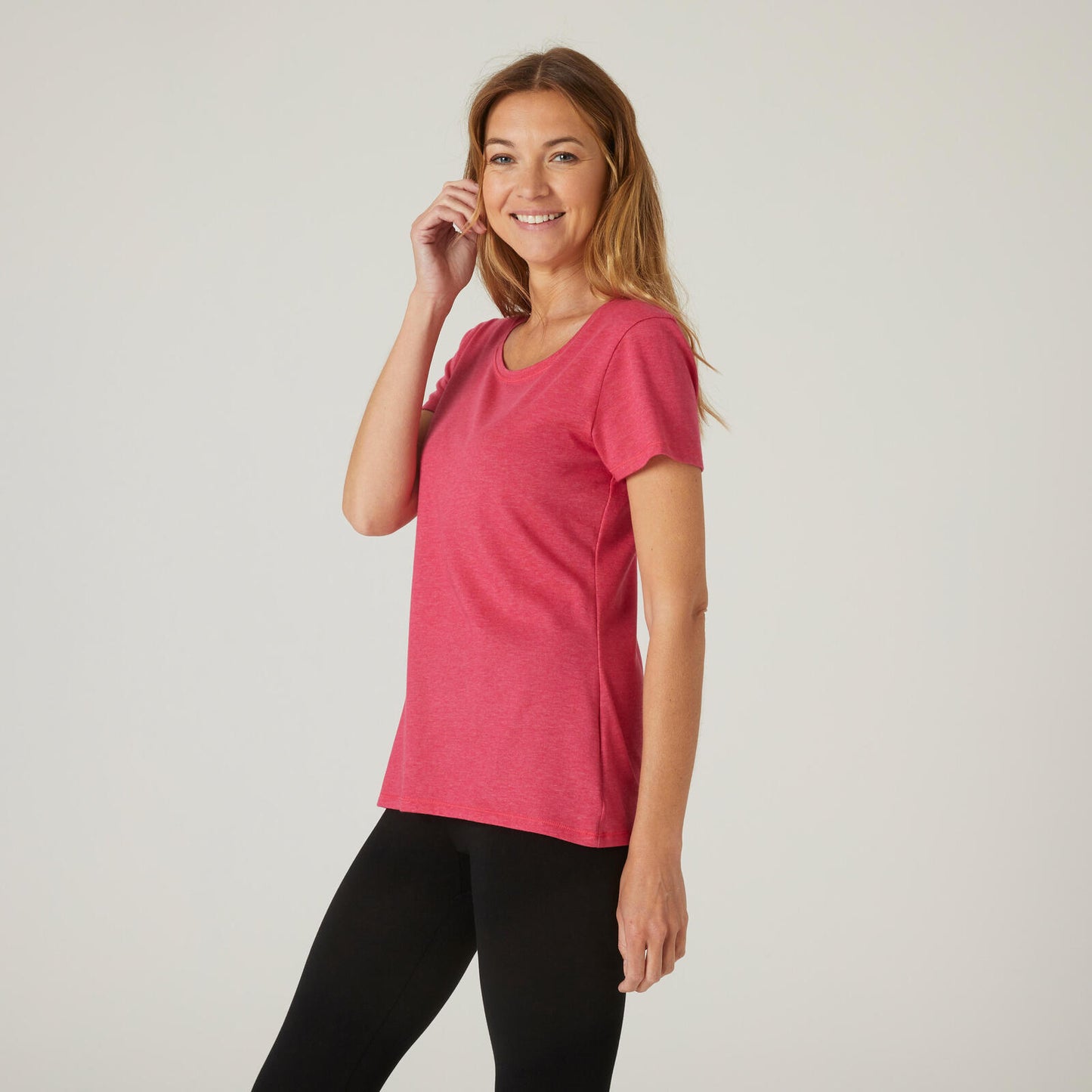 T-Shirt 500 reg Pialtes W heathpink