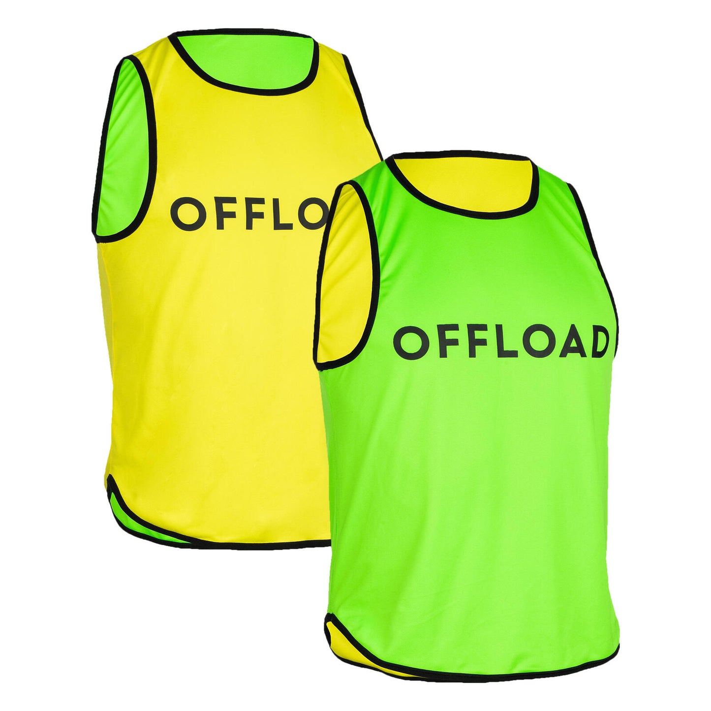 RUGBY BIB R500 Yellow/Green