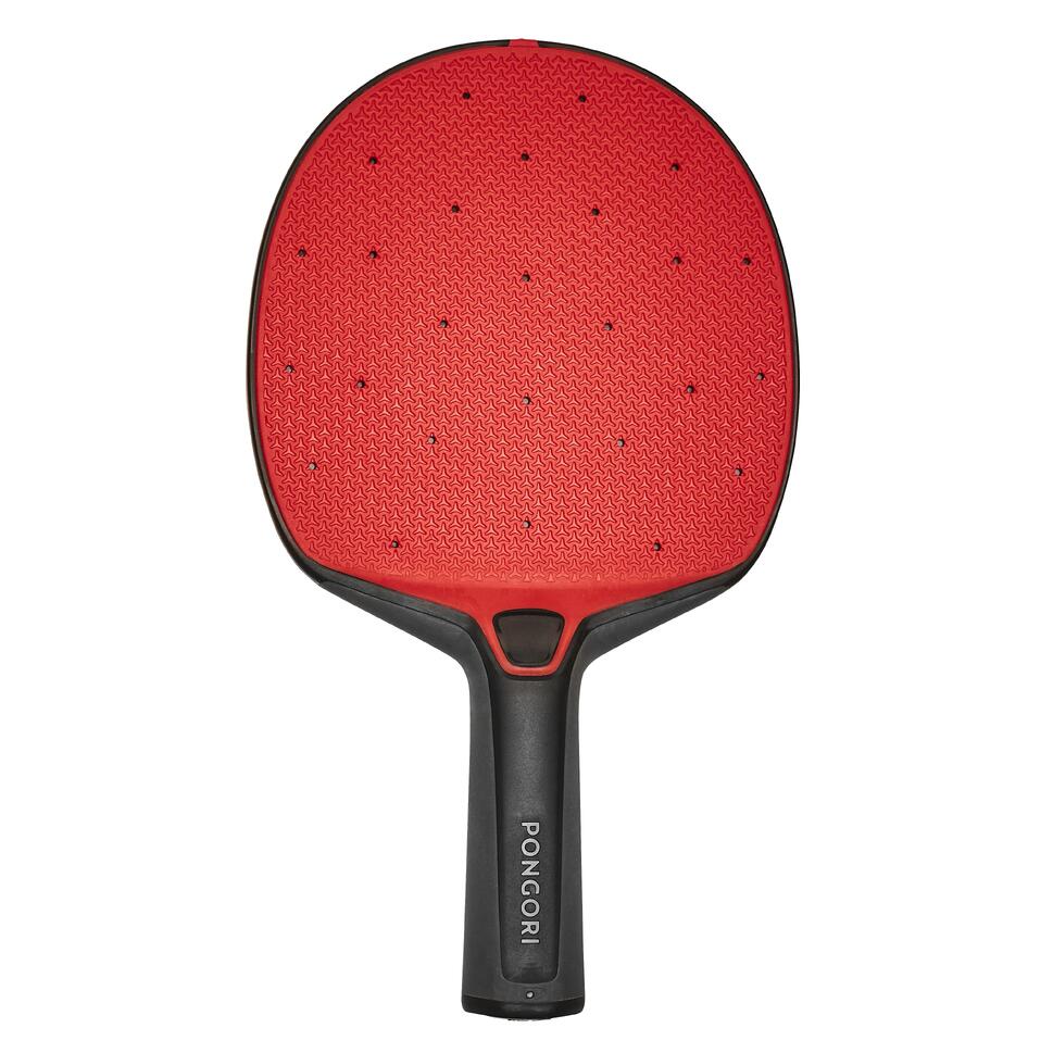 Table tennis durable bat ppr 130 o - black/red