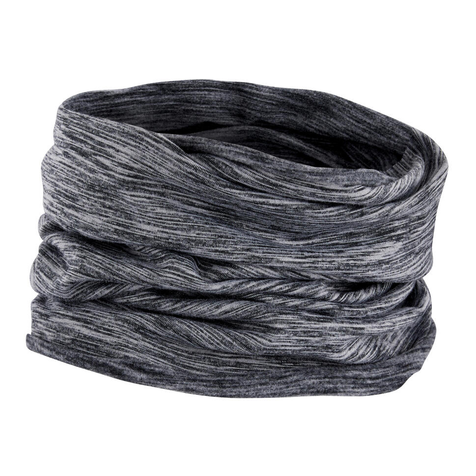 Multi-purpose running headband - black camo grey carbon/black