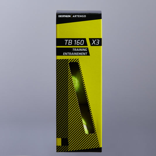 Tennis ball tb160 tri-pack - yellow
