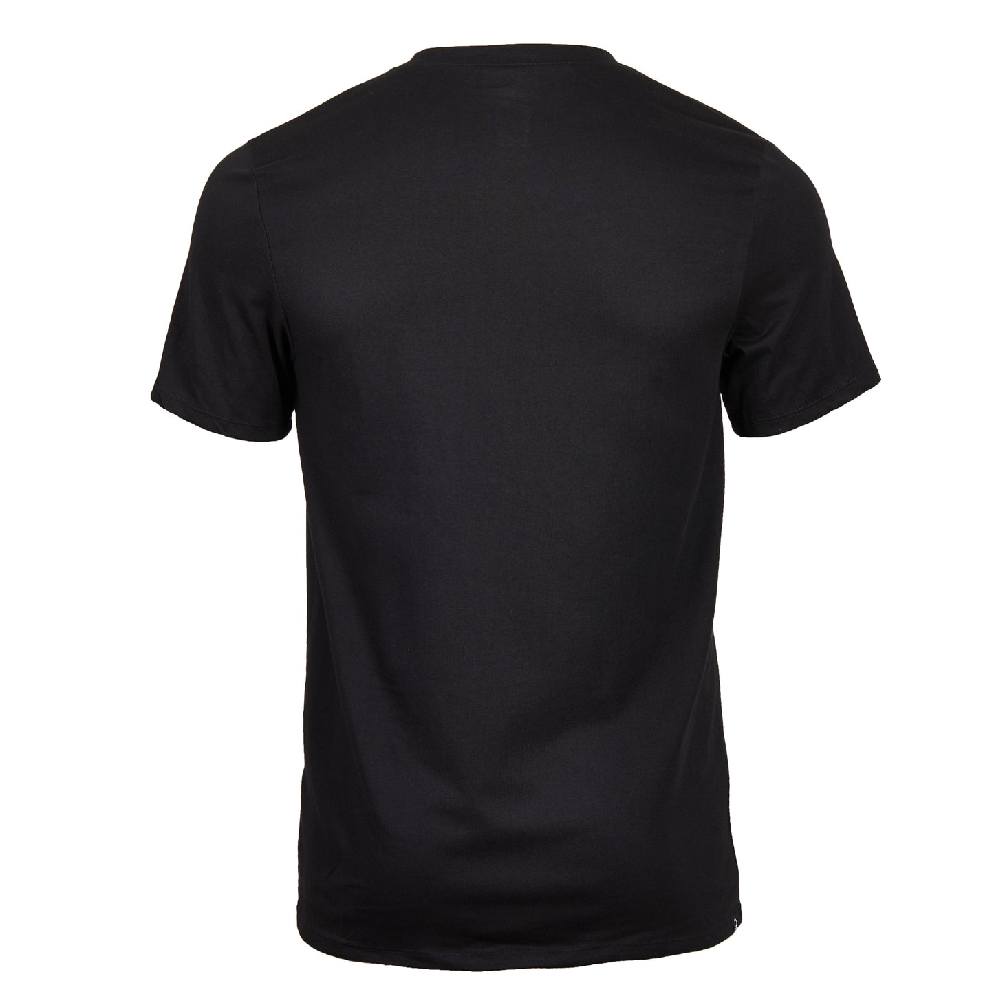Men's slim-fit fitness t-shirt 500 - black