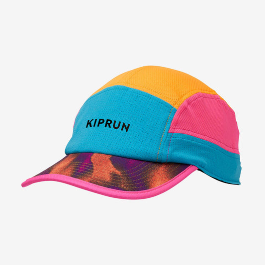 5 PANEL CAP ORANGE BLUE PINK