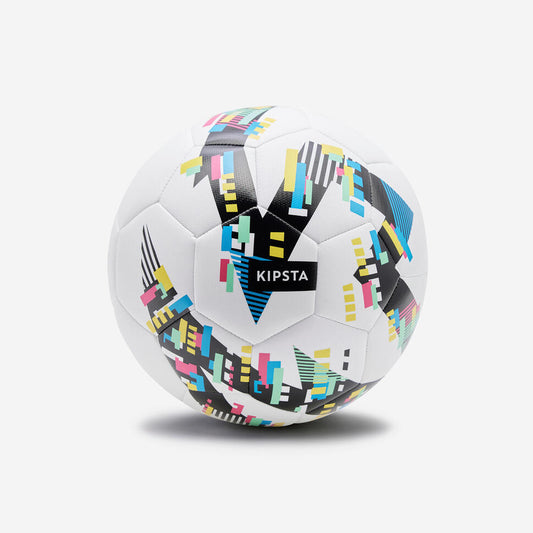 FOOTBALL LIGHT LEARNING BALL S5 WHITE/BLACK