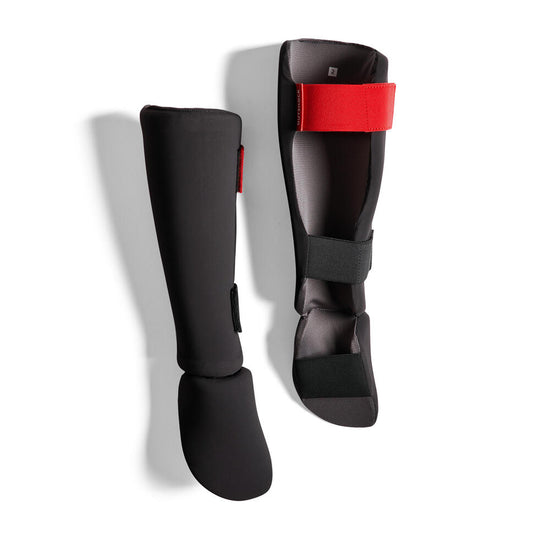 Adult Kickboxing Shin and Foot Guard 100 Ergo