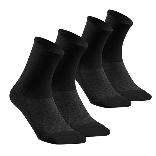 Sock hike 100 high 2-pack - black