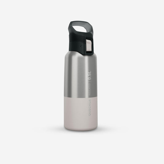 Isothermal stainless steel hiking flask mh500 0.5 l white