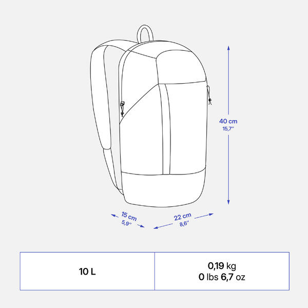 backpack ARPENAZ 100 10L black