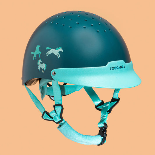 HELMET 100 EN1384 TURQUOISE