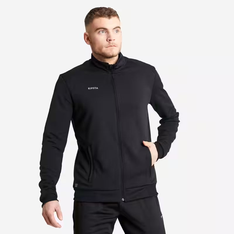 TRACKSUIT JACKET ESSENTIAL BLACK&GREY