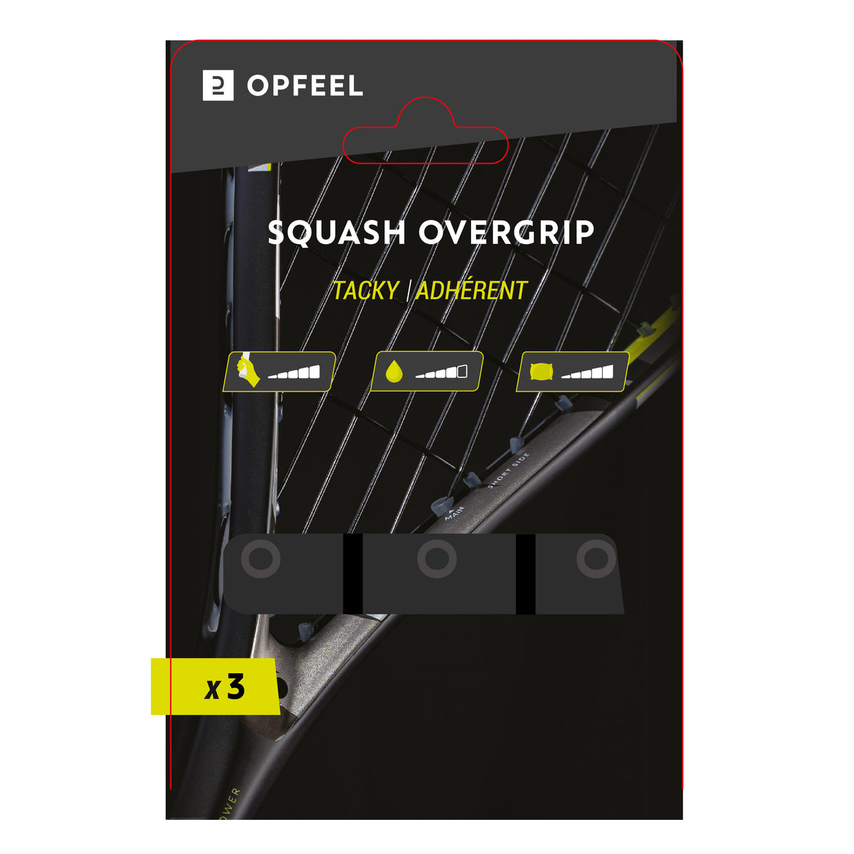 OVERGRIP TACKY x3 Black
