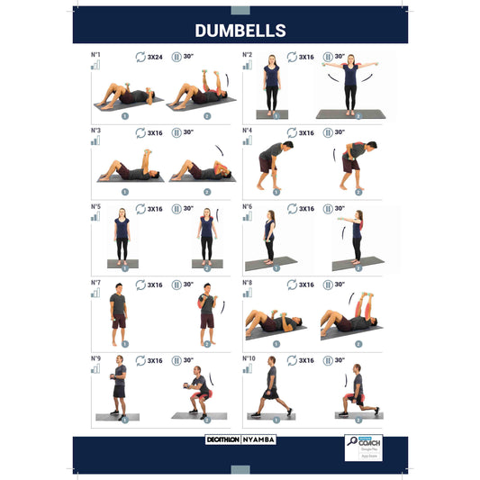 PVC DUMBBELLS 2*5 Kgs