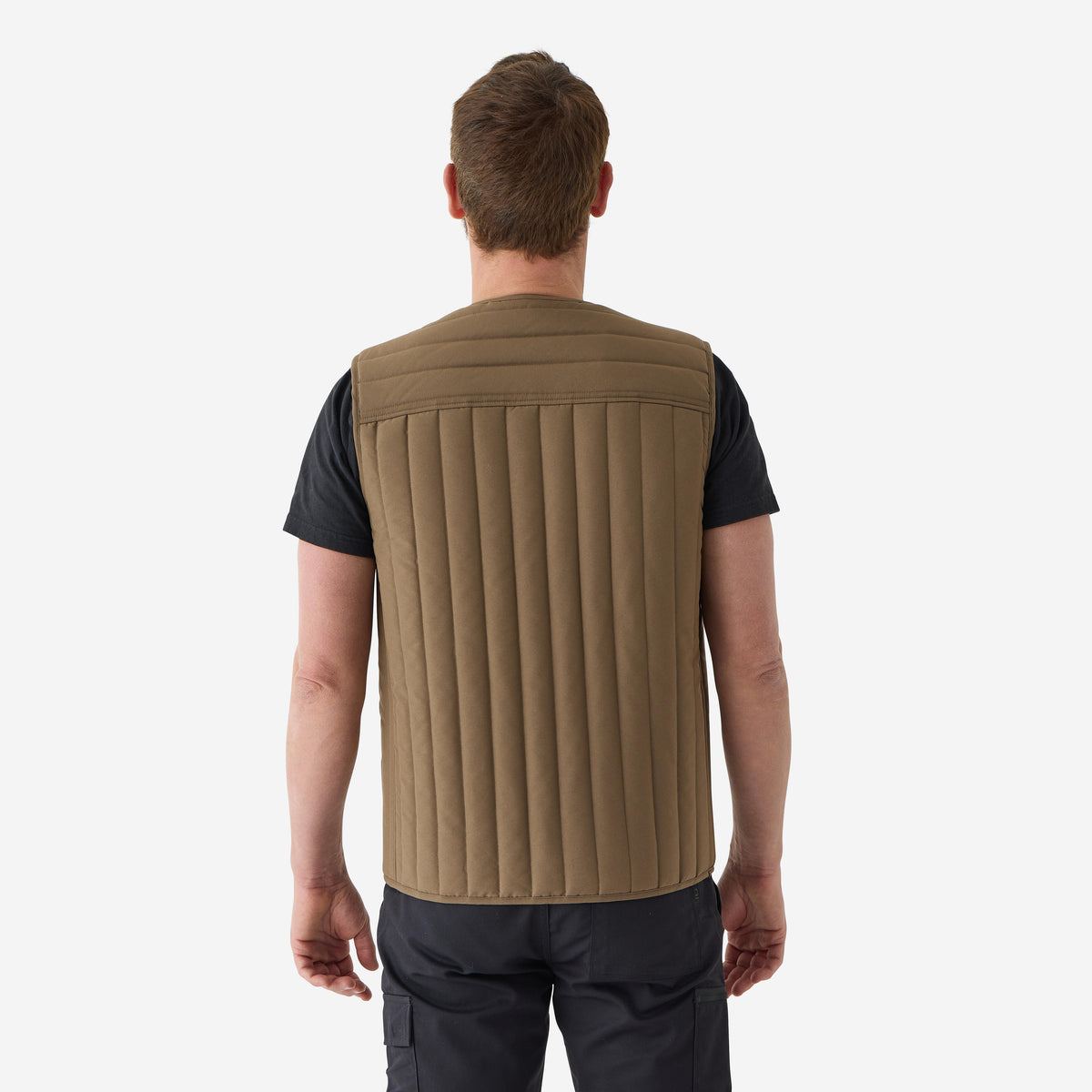 PADDED VEST 100 BEIGE
